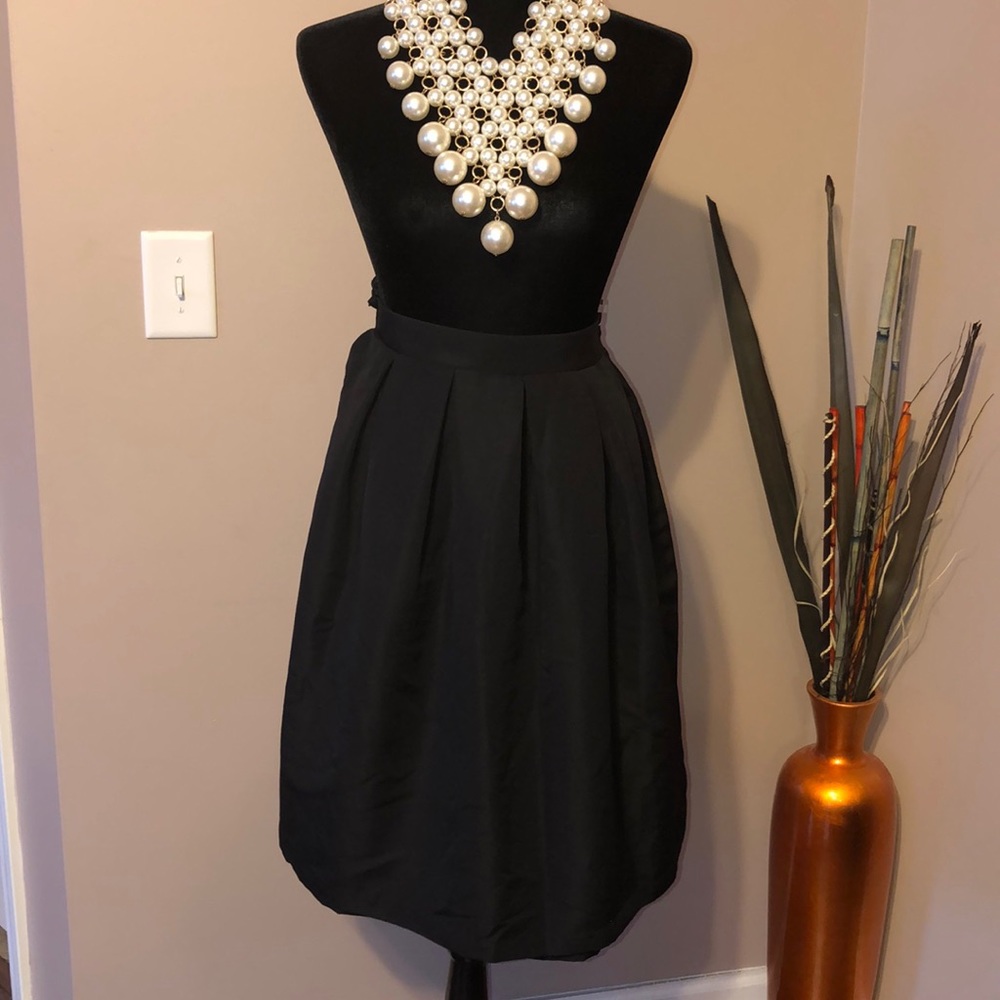 Black Pleated Skirt